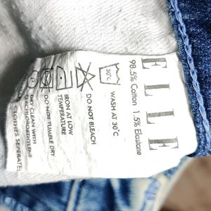 ELLE Washed Slim Jeans In 30inch Waist