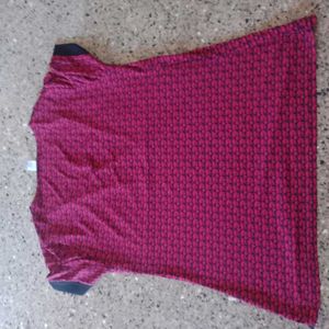 Red Lead Design Top