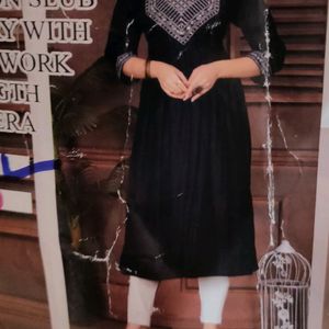 New Resham Work Flare Kurti