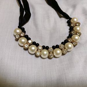 Pearl & diamond Necklace