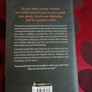 You Can - Self Help Book