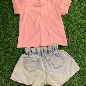 Combo Of Top With Shorts