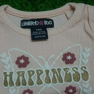 6 - 9m Girl Baby CROP TOP