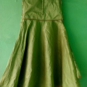 Jari Work Gown For Kids || Girls #pista Green