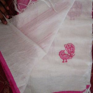 Linen Cotton Saree