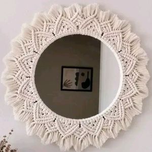 Hanging Wall Round Mirror