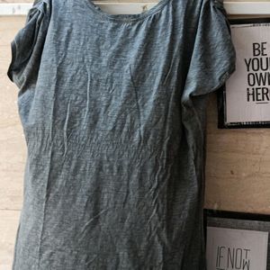 Butterfly Grey Top