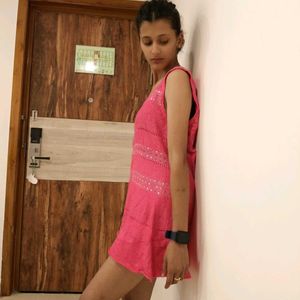 Pinterest Woolen Pink Top Comes Dress