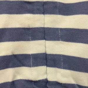 Brand New White Blue Striped Fit N Flare Dress