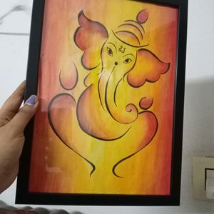 Ganesha Painting With Frame