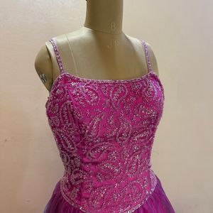 Pink Multi Layered Gorgeous Gown