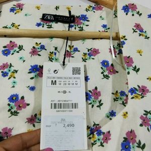 Brand New Zara Floral Top