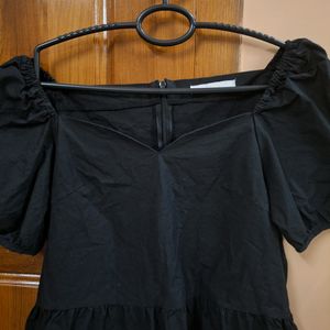 Peplum Black Tops