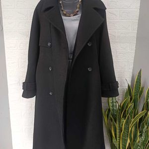 Imported Black Overcoat