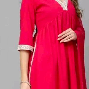 Pink Kurta Set