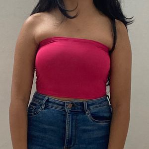 Cute Pink Tube Top !