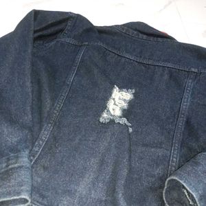 Brand New H&M Ribbed Denim Jacket