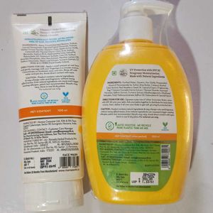 Face Wash And Body Lotion