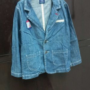 Blazer Or Coat In Denim For 6to 9year Boy