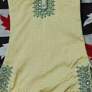 Kurti With Patiyala