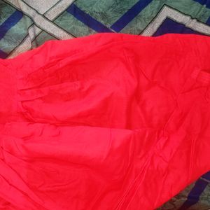 New 2 Kurtis With Red Salwar & Dupatta