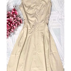 Beige Dress- Made In US