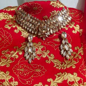 ❤KARWACHAUTH SPECIAL SUIT FABRIC+NECKLACE SET❤