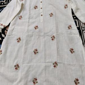 White Cotton Kurthi