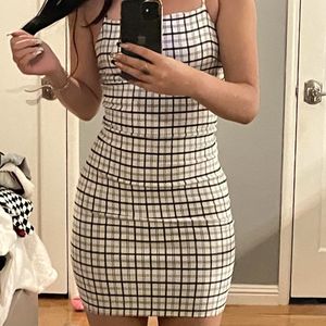 Garage Plaid Dress