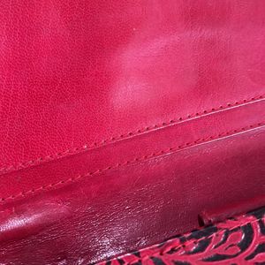 Pure leather woman's wallet