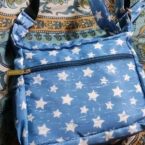 Blue Colour Stars Sling Bag