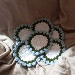 Crochet Coasters That Turn Into Tulip Bouquet 🌷