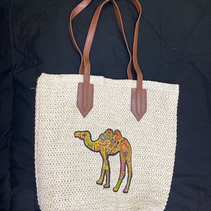 Camel Tote Bag From Dubai