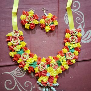 Haldi Jewellery Set