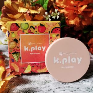 Myglamm K.Play Flavoured Blush - Sweet Peach