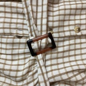 Madame Checked Collar Dress