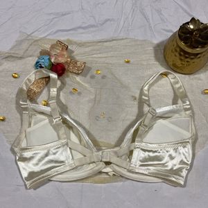 Satin Silk Look Bra