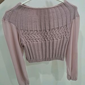 Dust Pink Korean Top