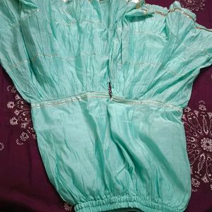 3 piece Beautiful Heavy Work  Sharara Set Xxl