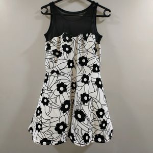 Balck & White Mini Frock