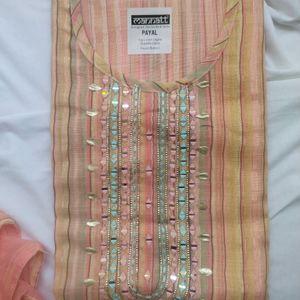 Designer Unstitched Dress Material