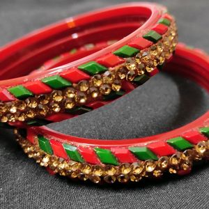 Red And Green Bangles