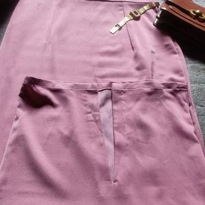 Customized Mauve Bodycon Dress