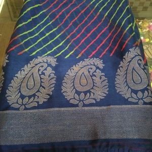 Navy Blue Saree