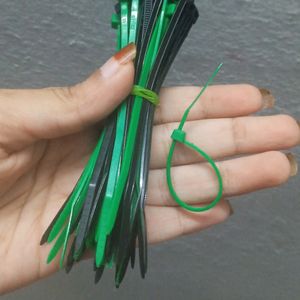 Set Of 3 Colourful Self-locking Nylon Cable Tie