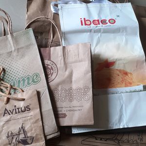 16 Branded Paper Bags