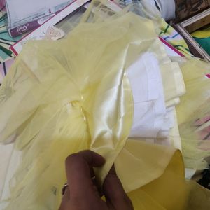 Yellow Baby Girl Frock Like New