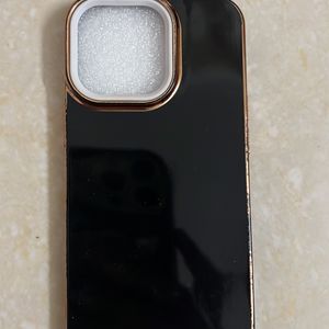 iPhone 13 Pro Back Cover Black And Golden