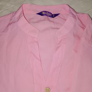 Baby Pink Libasa Tunic Top