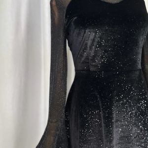 Korean Velvet Dress